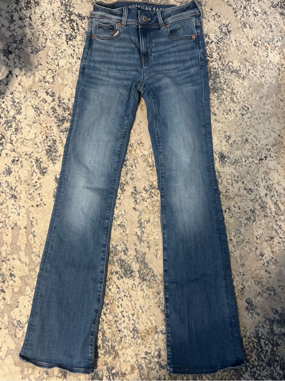 American Eagle Outfitters Denim Blue Boot Cut Jeans Size 0